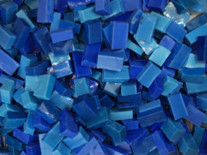 Smalti Tiles 0.200 kilo(0,44 lb) MIX 3 - MEDIUM BLUE 2